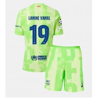 Barcelona Lamine Yamal #19 Tredjeställ Barn 2024-25 Korta ärmar (+ Korta byxor)